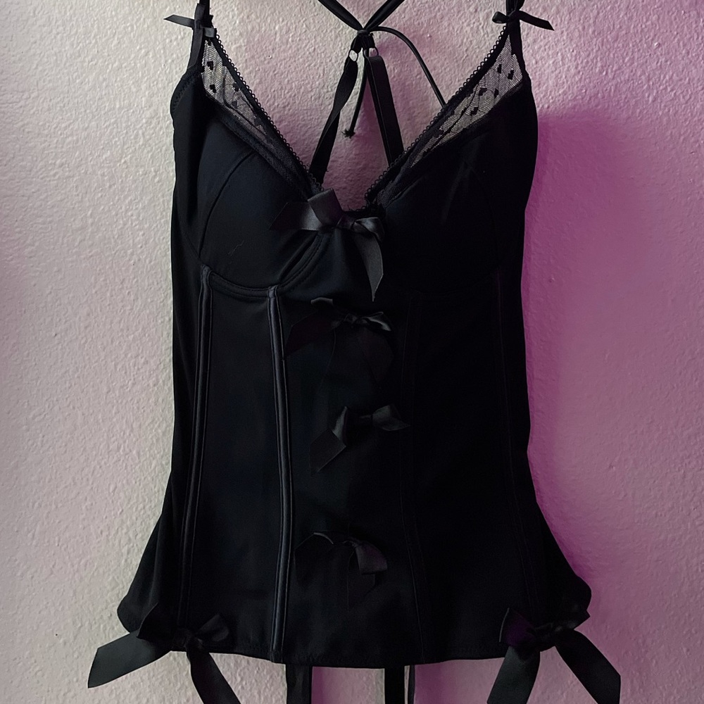 Black corset top